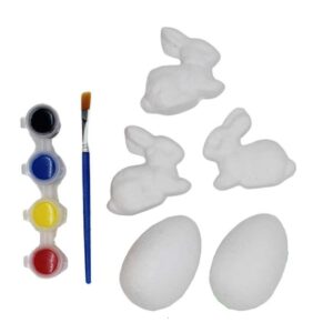 Uova e coniglietti da colorare per bambini