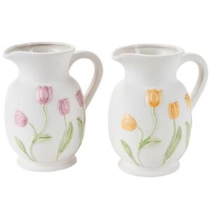 Brocca con tulipani