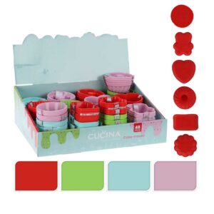 Set 3 stampi muffin (varie forme)