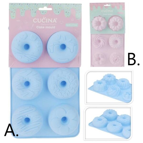 Stampo ciambelline in silicone