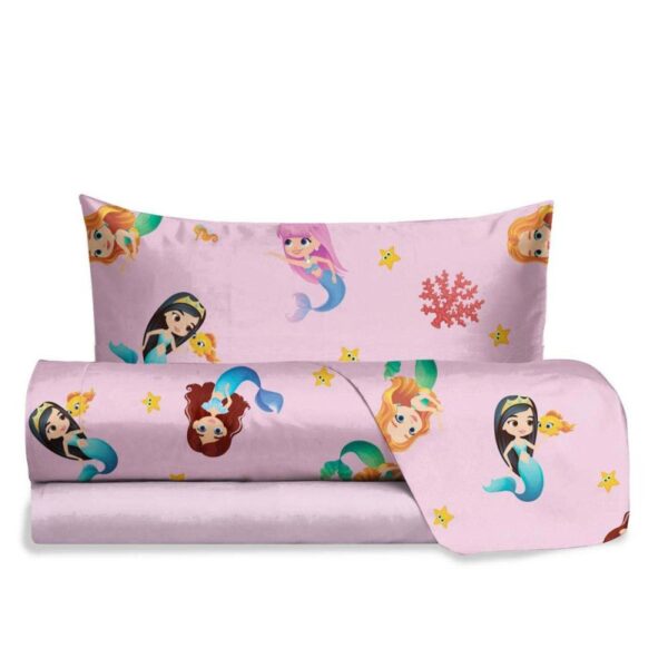 Completo letto singolo Sirenette