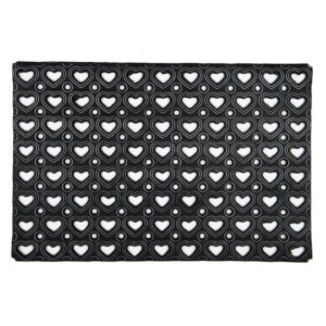 Zerbino PVC con cuori