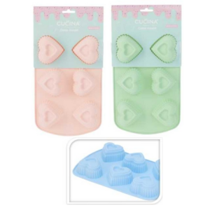 Stampo per dolci a cuoricini in silicone
