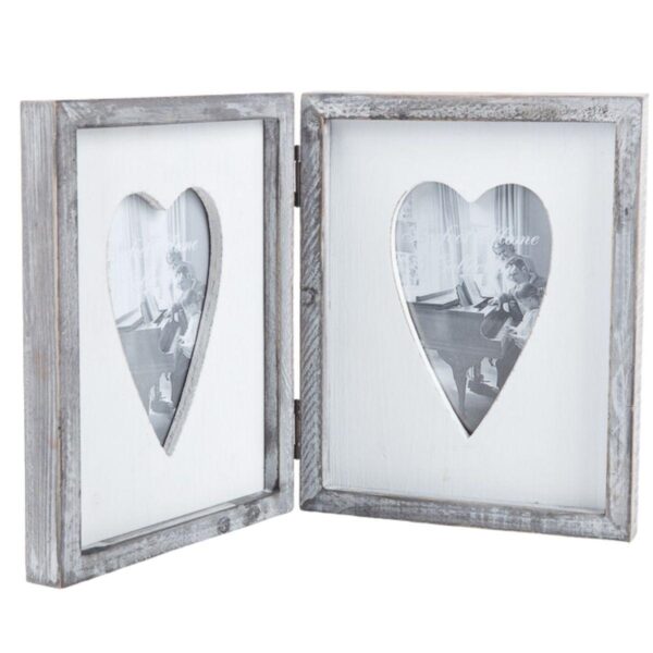 Portafoto a libro con cuore