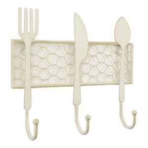 Appendino Posate in ferro crema shabby