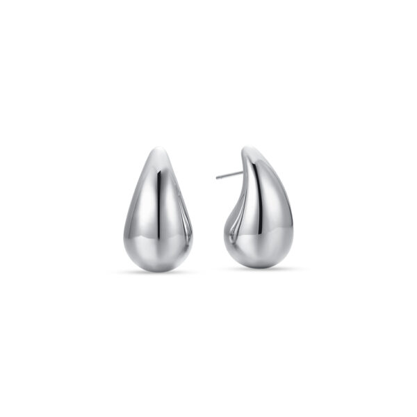 Orecchini donna in acciaio a goccia 16x26mm
