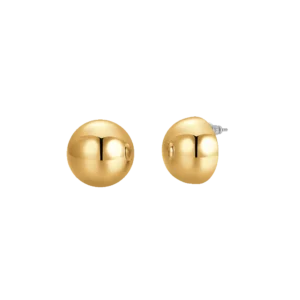 Orecchini donna a goccia 20mm in acciaio Ip gold