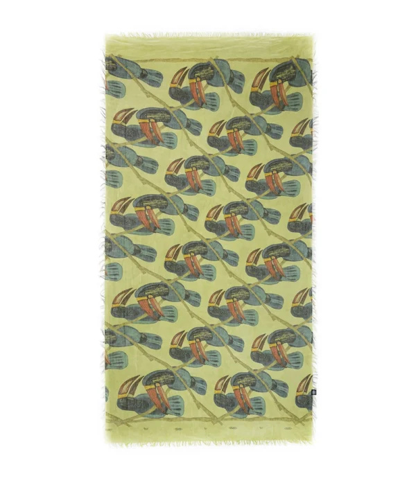 Foulard InnBamboo Magritte - Verde Lime/Pistacchio - immagine 2