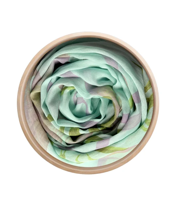 Foulard InnBamboo O’Keeffe - Verde Acquamarina