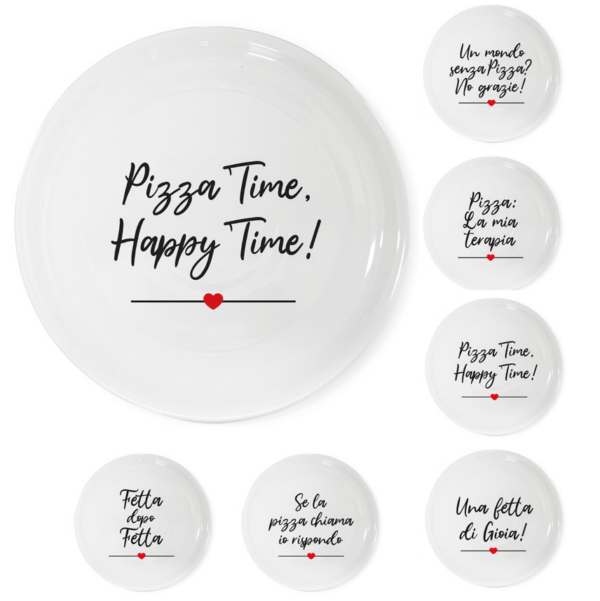 Piatto pizza Happy