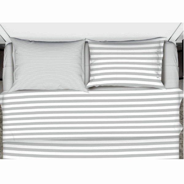 Completo letto piazza e mezza Righe