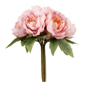 Mazzo di peonie rosa 28cm