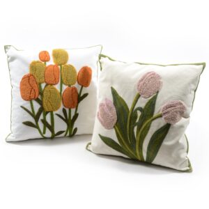 Cuscino con tulipani