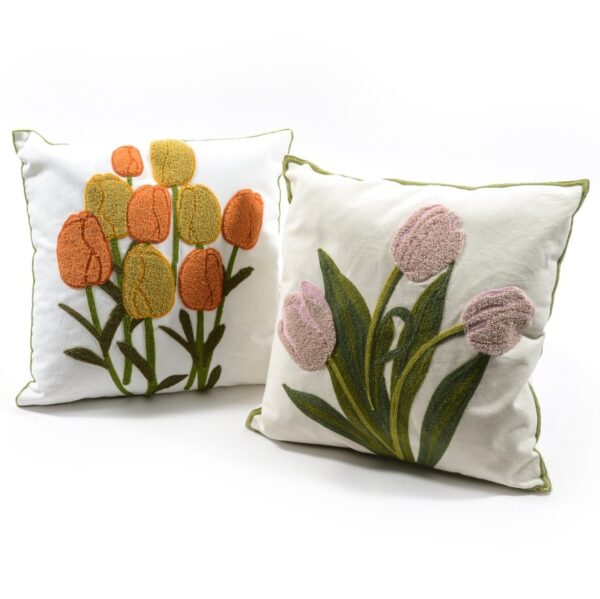 Cuscino con tulipani