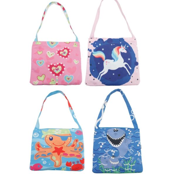 Telo mare con borsa per bambini