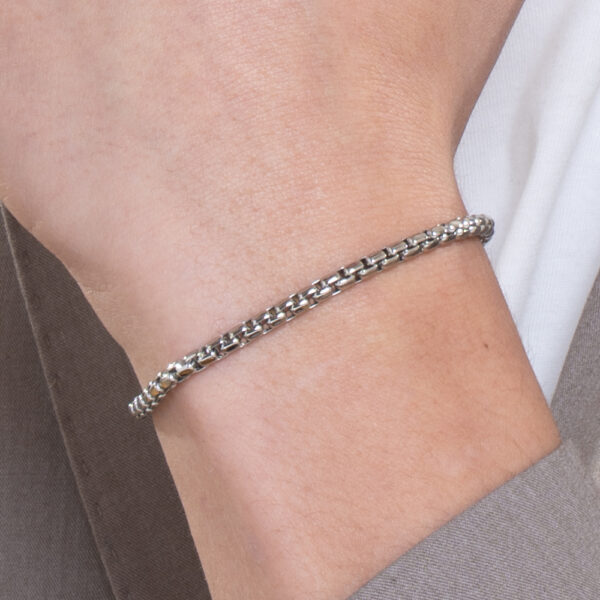 Bracciale uomo in acciaio - immagine 3
