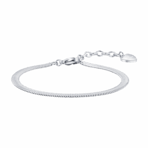 Bracciale donna in acciaio snake