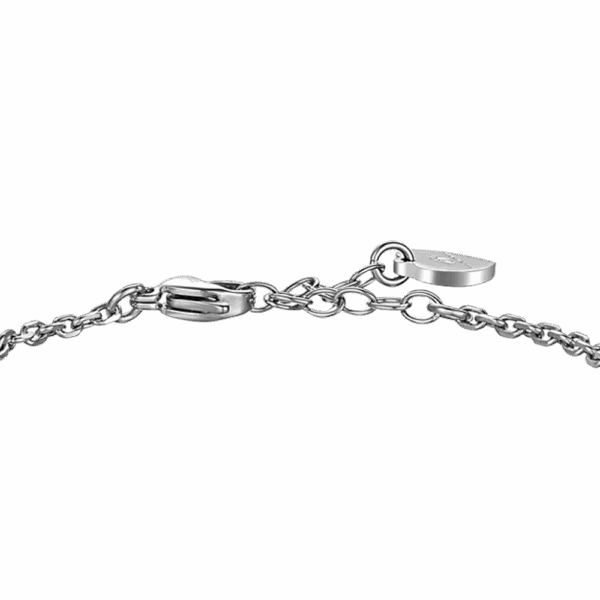 Bracciale donna in acciaio e IP gold con sfere - immagine 4