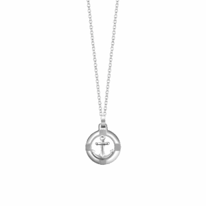 Collana uomo in acciaio con ancora