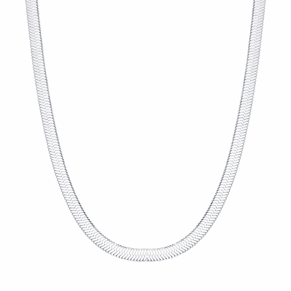 Collana donna in acciaio a snake - immagine 3