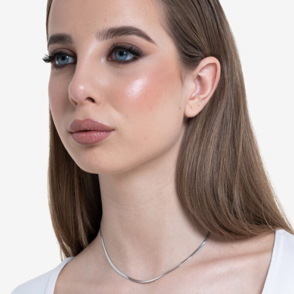Collana donna in acciaio a snake - immagine 5