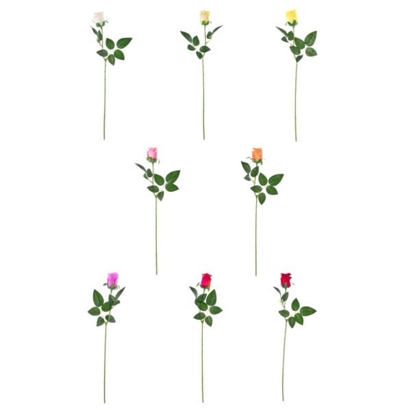 Ramo di rosa con bocciolo 64cm