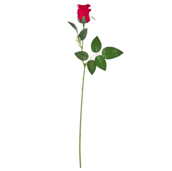 Ramo di rosa con bocciolo 64cm - immagine 4