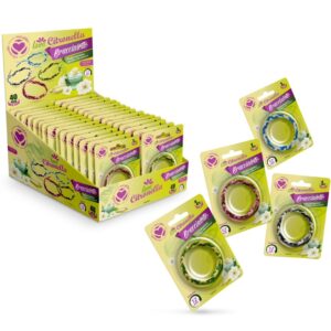 Braccialetto intrecciato alla citronella