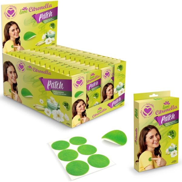 Set 24 cerottini antizanzare verde