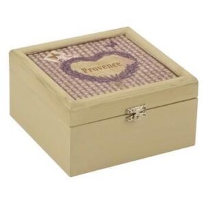 Scatola Provence con lavanda in legno