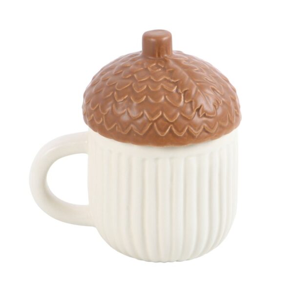 Tazza ghianda con coperchio - immagine 2