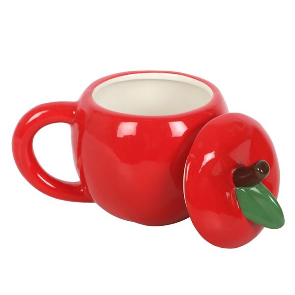 Tazza mela con coperchio - immagine 3