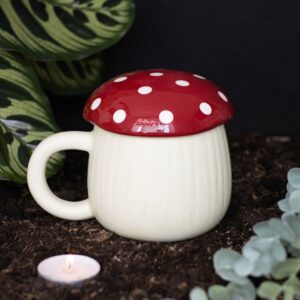 Tazza fungo con coperchio