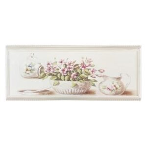 Quadro con fiori rosa