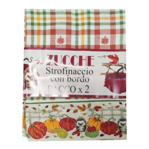 Set 2 strofinacci Zucche e Ricci