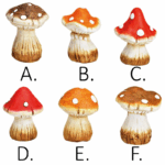 Fungo in ceramica h.7cm