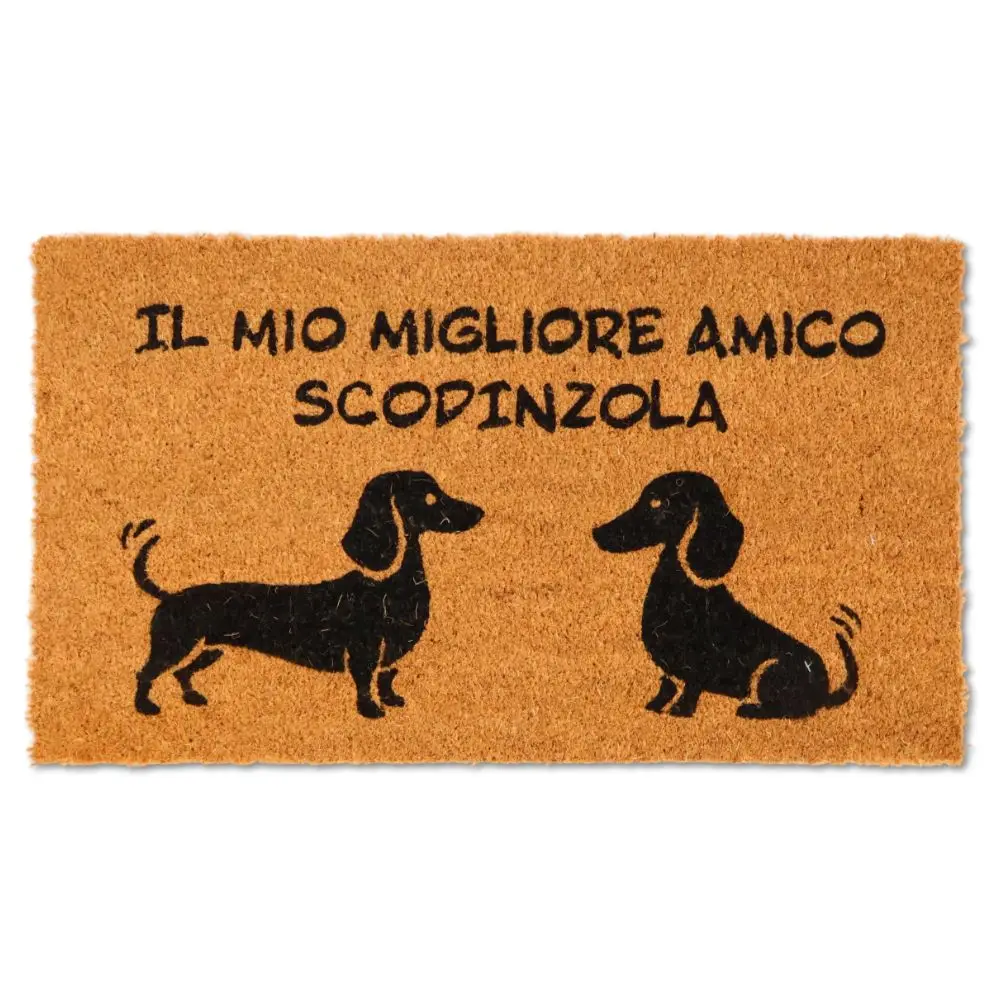 Zerbino in cocco "Il mio migliore amico scodinzola"