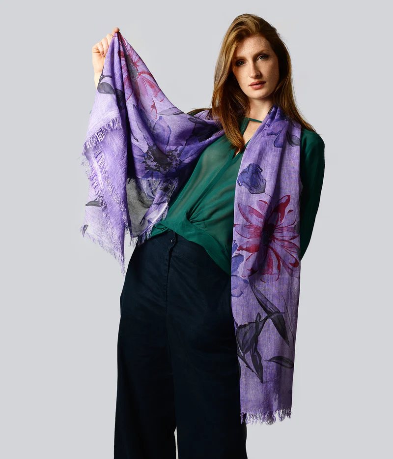Foulard InnBamboo De Nittis – 83 Viola