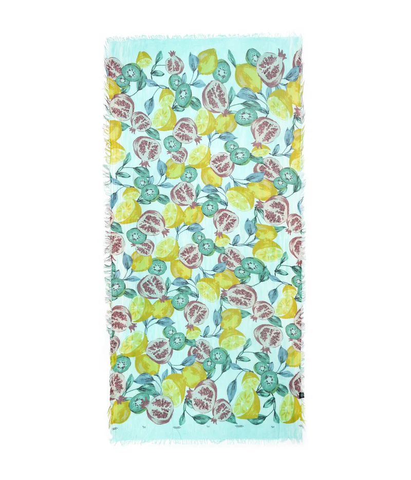 Foulard InnBamboo Guttuso – 43 Verde acquamarina - immagine 2