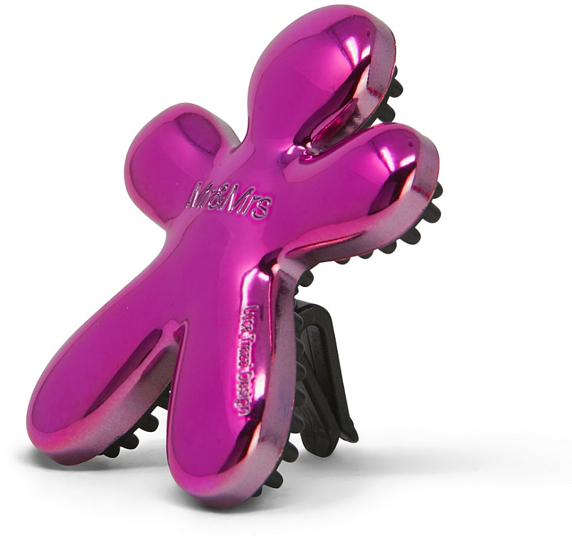 Profumatore auto ricaricabile Niki Fuchsia Chrome profumazione Gardenia of Tahiti - Mr&Mrs