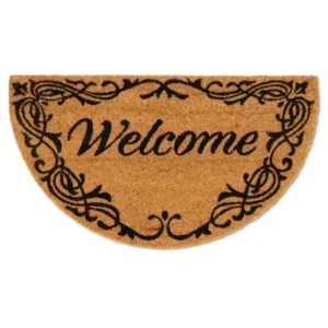 Zerbino in cocco semicricolare Welcome