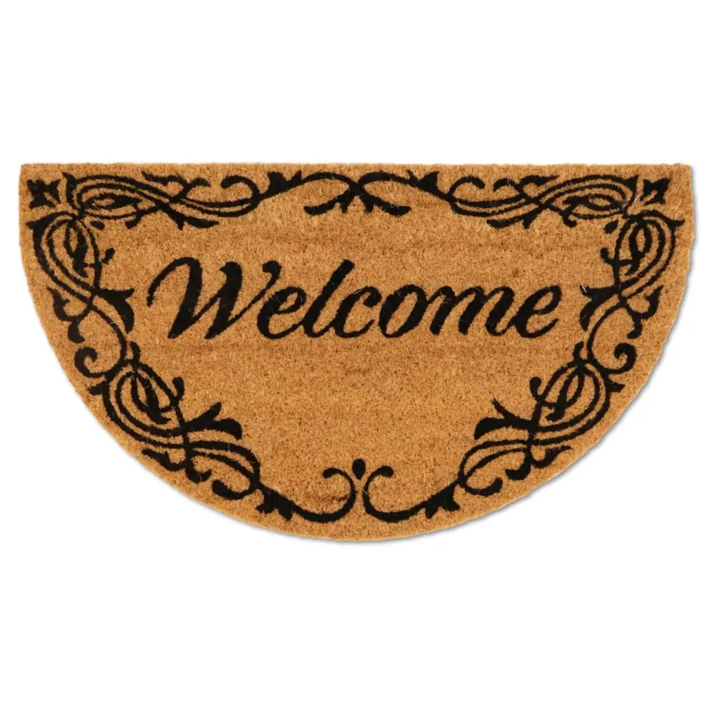 Zerbino in cocco semicricolare Welcome