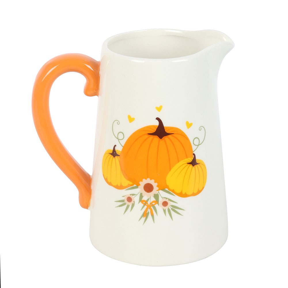Brocca Zucche con fiori - immagine 2