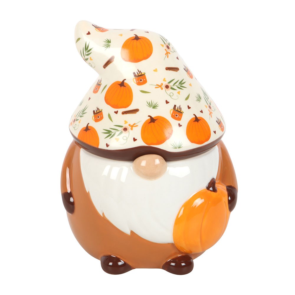 Bruciatore Gnomo Gonk arancio con zucche - immagine 2