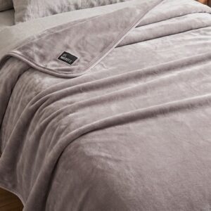 Plaid matrimoniale St. Moriz grigio perla