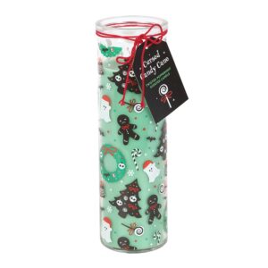 Candela tubolare Merry Creepmas con fantasmini