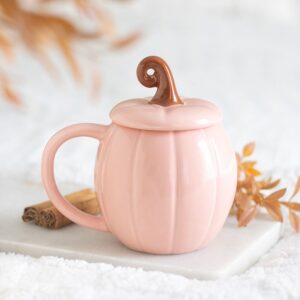 Tazza Zucca rosa con coperchio