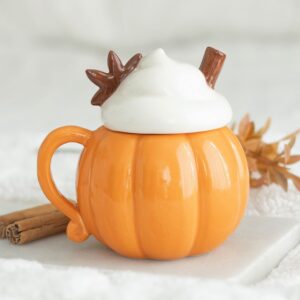 Tazza Pumpkin Cream con coperchio