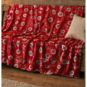 Plaid agnellato Stelle alpine