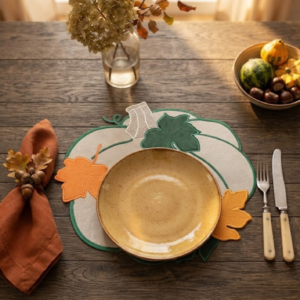 Tovaglietta americana zucca e foglie